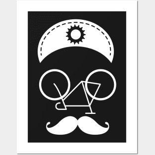 mustache Posters and Art